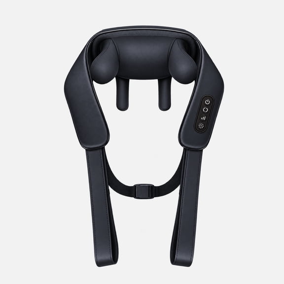 TRAKK 5D Shoulder & Back Massager with Heat, Rechargeable Cordless Design, 2 Massage Modes, 2 Intensity Levels, Hands-Free, 1 Count