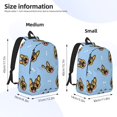 thumbnail image 3 of Yiaed German Shepherd Puppy Print Backpack, Premium Laptop Backpack, Travel Backpack for Women, Lightweight Backpacks, Comfortable Back Pack-Small, 3 of 7