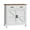 White, variant on Kitchen Sideboard Buffet Cabinet, Wooden Buffet Cabinet Credenza Coffee Bar with 2 Drawers & 2 Doors, White Wood Sideboard for Living Room, Entryway, Corridor, JA3981