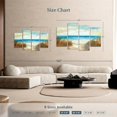 thumbnail image 3 of Elephant Stock Ocean Breeze Wall Art - Horizontal Multi Panel Canvas - Living Room Wall Decor - Beach Multi Panel - Turquoise And Blue Decor By Nan - 68" x 42", 3 of 4
