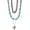 One size Cactus1, variant on Western Turquoise Layered Chain Necklaces Brown Suede Choker Necklace Set Boho Jewelry Gifts for Women Cowgirls