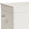 thumbnail image 6 of StorageWorks Fabric Storage Bins with Lids & Handles, Decorative Storage Boxes for Closet & Shelf, Large Storage Bins, 2-Pack, White, 15.75" x 9.75" x 10.25", 6 of 9