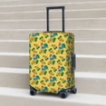 thumbnail image 6 of Xecao Roosters And Sunflowers Print Elastic Luggage Cover, Double-sided Print , Perfect for Travel, Business, and Daily Use (Suitcase Not Included)-Large, 6 of 7