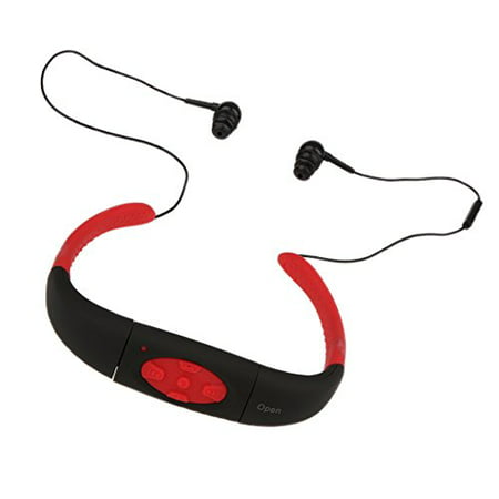 Waterproof Wireless Bluetooth Earphone Headset Bluetooth Headphone for Swimming Neckband Waterproof Underwater Diving Swim