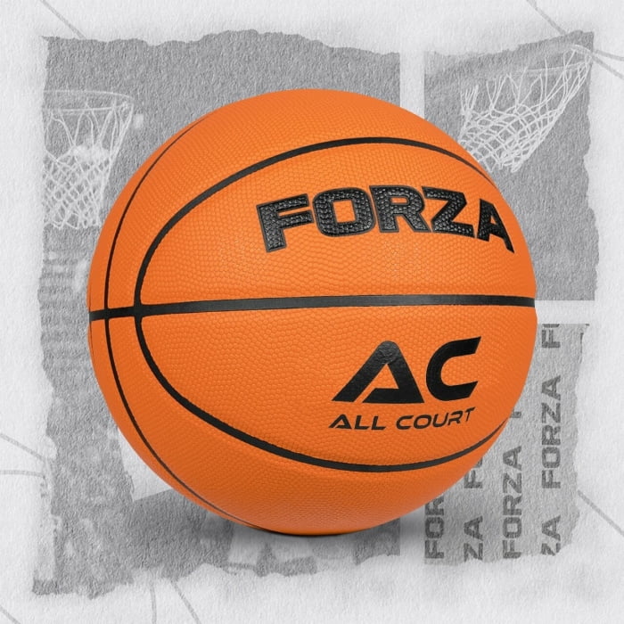 FORZA All Court Basketball | Durable PVC Leather for Indoor & Outdoor Play | High-Performance Grip – Official Sizes for Kids, Youth, and Adults