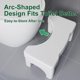 thumbnail image 1 of Adult Toilet Stool, Toilet Stool,Toilet Potty Stool for Adults,Squatting Toilet Stool for Adults,Non-Slip Potty Foot Stool Squat,Toilet Assistance Ste, 1 of 4