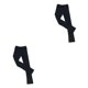 thumbnail image 4 of Wosthever Mallas de patinaje Crystal Sparkling Pants Leggings de patinaje artístico Pure Black160 Negro puro 160 cm 2Conjunto, 4 of 6