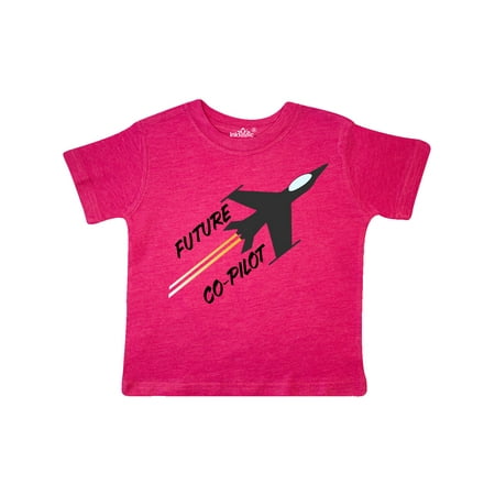 

Inktastic Future Co-Pilot Jet in Flight Gift Toddler Boy or Toddler Girl T-Shirt