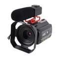 thumbnail image 1 of Videocámara 4K 30MP, Cámara DV Con Zoom 32x Wifi 3.0IPS Pantalla Táctil De Rotación Visión Nocturna IR Con Capucha Para Grabar La Vida, 1 of 7