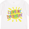thumbnail image 4 of Inktastic I Love my Big Brother- sun and rainbow letters Boys or Girls Long Sleeve Toddler T-Shirt, 4 of 5