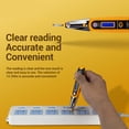 thumbnail image 2 of Multifunction D Tester -250V Electrical Voltage Probe Tester Voltage Tester with Yellow, 2 of 9