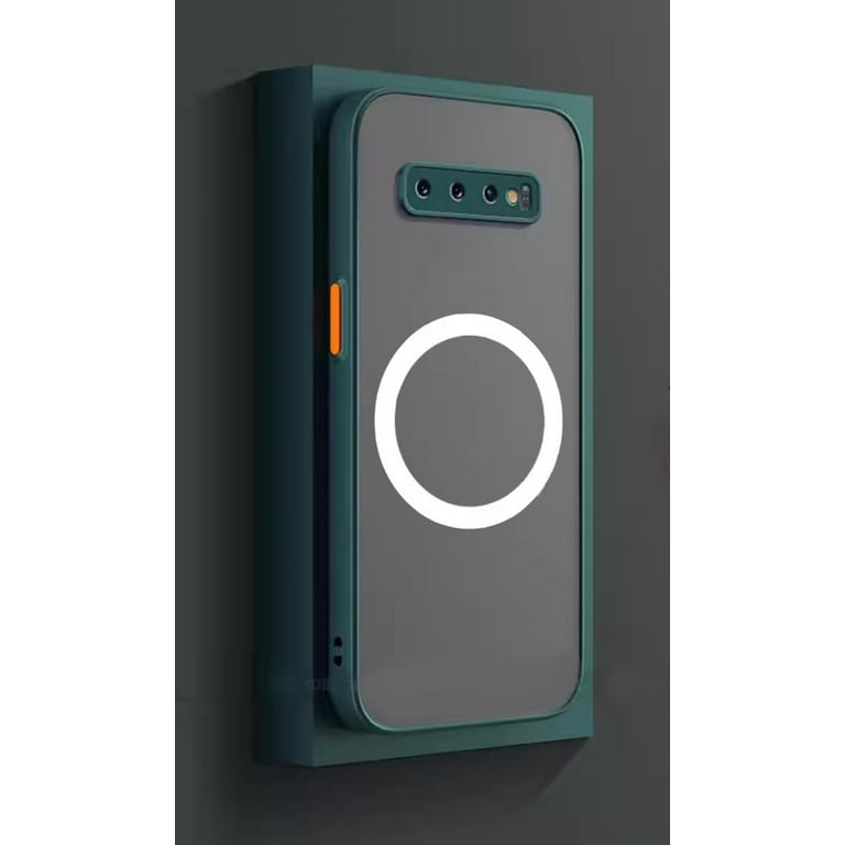 Galaxy S10+ Plus Case Magnetic [Support Magsafe Charger] Wireless