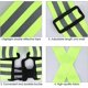 thumbnail image 2 of 2 pieces of reflective signal vest, high visibility, adjustable & elastic outdoor safety vest, 4 reflective bracelets, 2 of 5