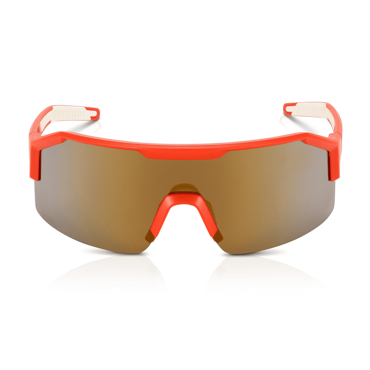 Jackson Safety Safety Glasses - MAXVIEW+ Series - Gold Mirror Lens - Red Frame - Hardcoat Anti-Scratch