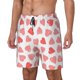 thumbnail image 1 of Balery Pink Hearts1 Bañador para hombre, shorts de playa de secado rápido con entrepierna y forro de compresión-X-Large, 1 of 6