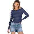 thumbnail image 5 of Womens Long Sleeve Tops 2026 Dressy Casual Fashion Loose Tops Spring Fall Chic Casual Tee, 5 of 5