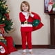 thumbnail image 3 of Pijamas de Navidad para niños, pijamas de Papá Noel para niños y niñas, ropa de dormir de alce de Navidad para niños, regalo de Año Nuevo de elfo, ropa verde y roja, 3 of 4