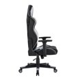 thumbnail image 4 of Posh Living Joann Faux Leather Game Chair Grey, 4 of 9