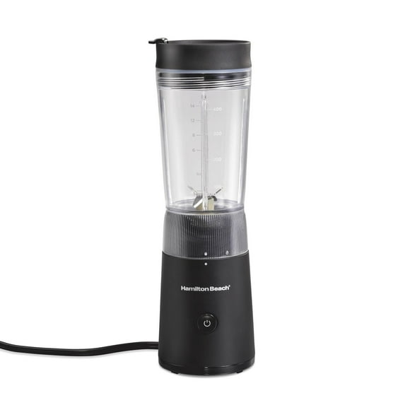 Hamilton Beach Personal Blender with Leak-Proof Travel Lid (51190C), 14 oz