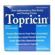 Topricin Pain Soothing Pain Relief Cream Arthritis & Joint Pain 4 oz,2-Pack