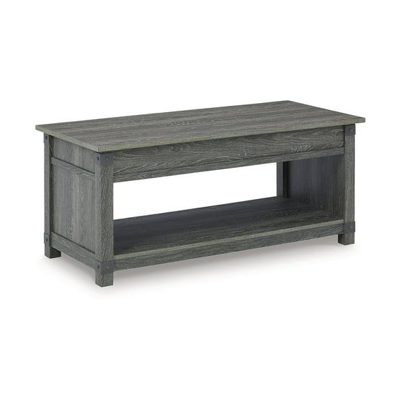 Signature Design by Ashley Casual Freedan Lift-Top Coffee Table  Grayish Brown