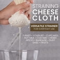 thumbnail image 6 of Muslin Cloths for Cooking, Pack of 10 (50X50CM), Unbleached, Cotton Reusable and Washable Cheese Cloths for Straining, 6 of 7