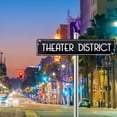 thumbnail image 4 of Metal Theater District Street Road Sign Theatre Play Cast Party Wall Art Home Movie Room Decor, 4 of 4