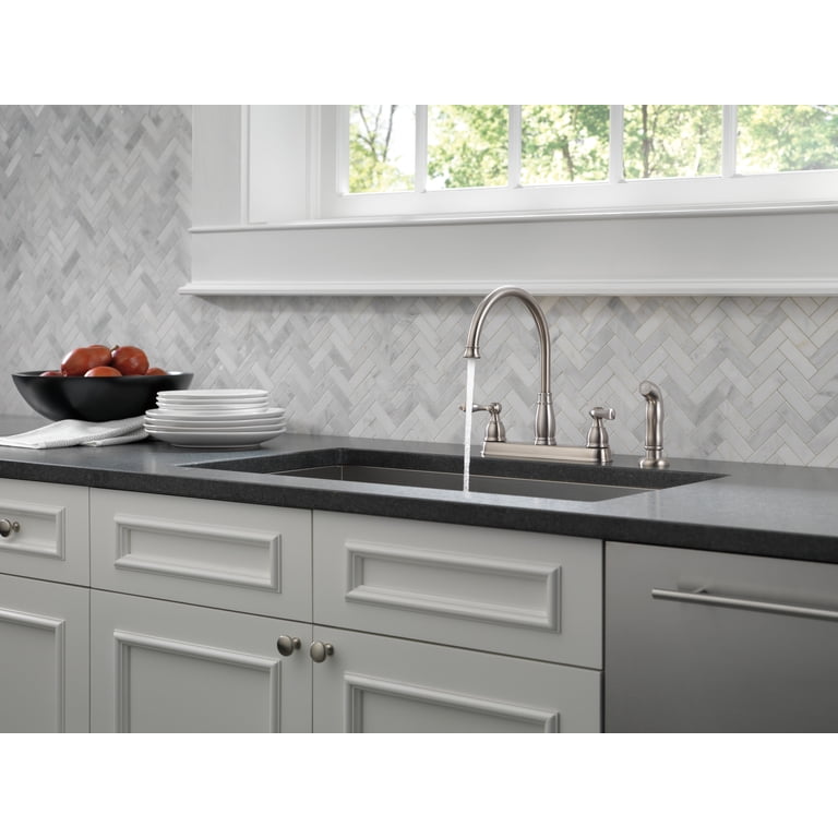 Delta Windemere Water-Efficient 2-Handle Kitchen Faucet with