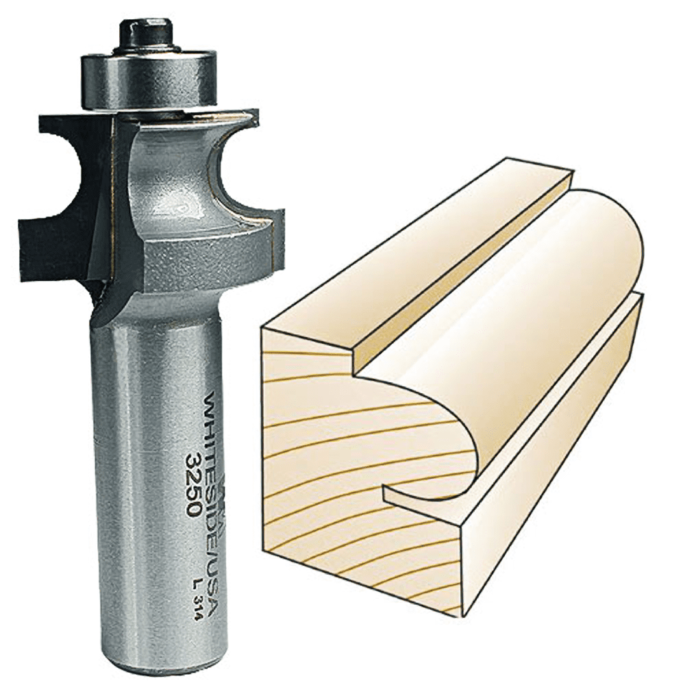 Whiteside 3250 Edge Beading Router Bit for Woodworking 1/2"SH, 5/16