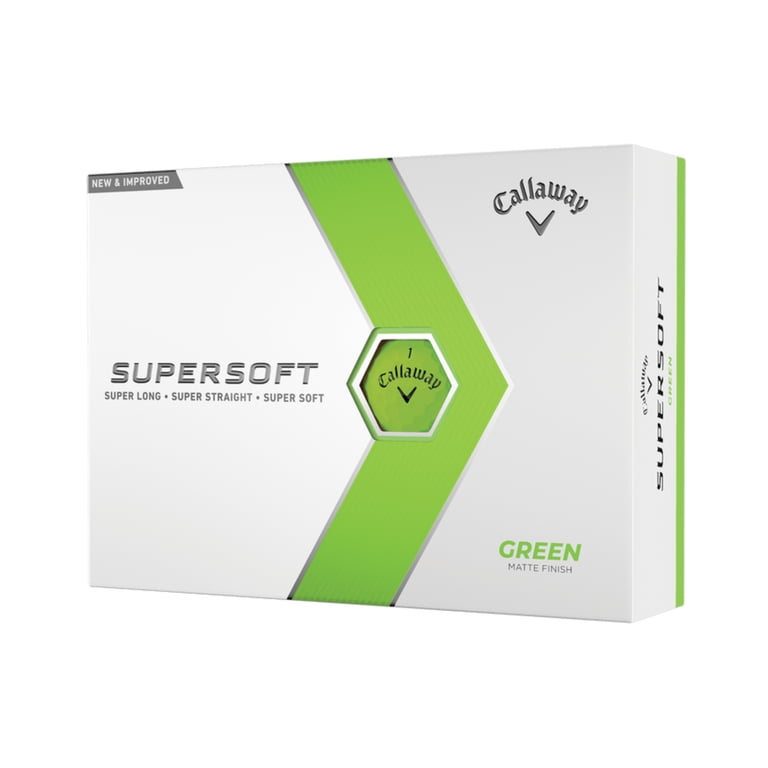 Soft Feel Golf Balls, Matte Green, 12 Pack photo 1
