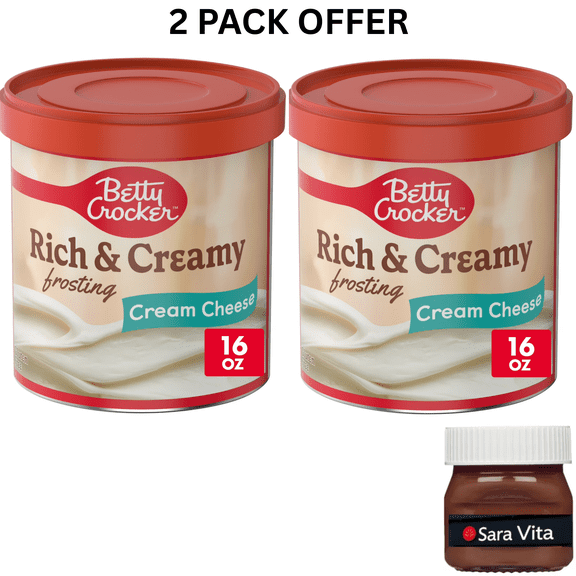 Betty Crocker Rich and Creamy Cream Cheese Frosting, Gluten Free, 16 oz