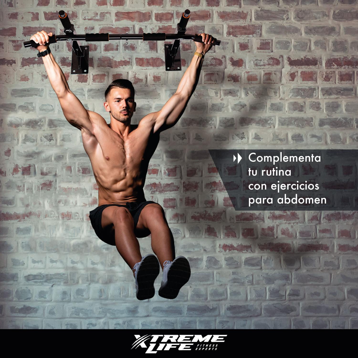 Barra Dominadas 5 En 1 Pared Entrenamiento Abdominal naranja 1 Xtreme Life DPBDBD020001 Walmart en linea