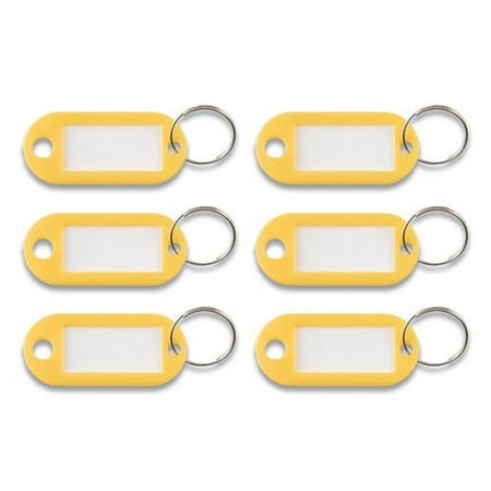 UPC: 0091141980191 | Ace Office 24421957 Key Tags Label Window  0.88 X 0.19 X 2  Yellow  6/pack