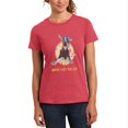 thumbnail image 1 of Whatever Floats your Goat Boat Womens Soft Heather T Shirt, 1 of 1