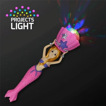 Multi Color LED Little Mermaid Prism Wand
