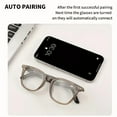 thumbnail image 5 of 2024 Smart Glasses with Color-Changing Lenses, Blue Light Blocking, Wireless Audio for Music & Calls, Fashion Eyewear for Sports, Driving & Gifts, 5 of 15