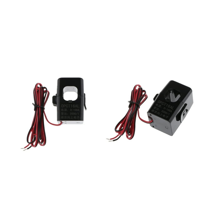 Bobina de núcleo de corriente CA de 2 amperios para medidor de energía 0-100A Sharpla Transformador de núcleo dividido