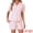 Pink, variant on DARING DIVA Women's Solid Pajama Sets Short Sleeves Cute Soft Elastic L Light Pink
