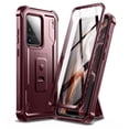 thumbnail image 1 of Dexnor Full Body Case for Samsung Galaxy S20 Ultra/6.9 inches, [Built in Screen Protector and Kickstand] Heavy Duty Military Grade Protection Shockproof Protective Cover for Galaxy S20 Ultra, Red, 1 of 6