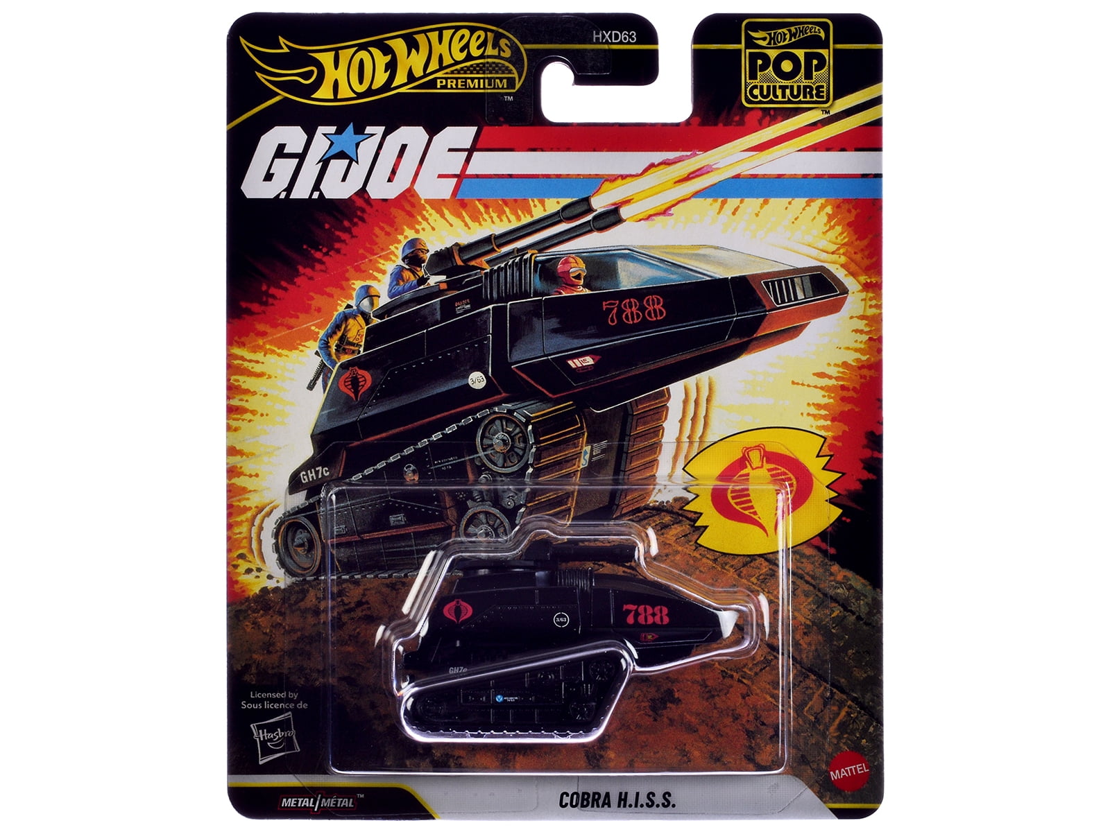 "Pop Culture 2025" 5 piece Set Q "Premium Series" Diecast Model Cars by Hot Wheels