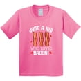 thumbnail image 3 of Inktastic Just a Kid Who Loves Bacon Youth T-Shirt, 3 of 5