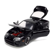 1995 Toyota Supra Black Fast & Furious Movie 1/24 Diecast Model Car by Jada