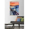 thumbnail image 2 of The Scream by Edvard Munch Wall Poster with Magnetic Frame, 22.375" x 34", 2 of 6