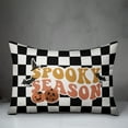 thumbnail image 3 of Creative Products Spooky Season Check Pattern 14 x 20 Spun Poly Pillow, 3 of 9