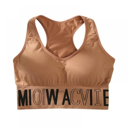 Sports Bra Seamless Comfortable Bra Padded Yoga Bra Wire Free Sports Bra
