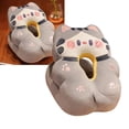 thumbnail image 3 of Cute Animal V Shape Nap Pillow, V Shape Nap Pillow Cute Cartoon Patterns  For Office Grey Cat, 3 of 8