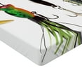 thumbnail image 2 of Ambesonne Fish Fitted Sheet, Fishing Baits Hobby Leisure, Twin Size, Multicolor, 2 of 3