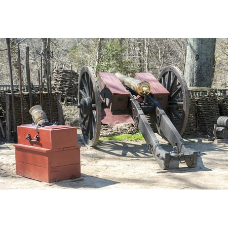 Virginia Commons Center Virginia, Yorktown Victory Center, Continental Army Encampment, Artillery Print Wall Art By Lisa S. Engelbrecht ()