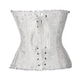 thumbnail image 4 of Femmes Vintage Corset Overbust Classique Bustier en Acier Os Lace Up Top, 4 of 4