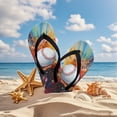 thumbnail image 4 of Psesaysky Watercolor Baseball Print Flip Flop Sandal Water Shoes - Beach Slides Slip-on Quick Dry Thong FlipFlops Sandals for Boys (11-12 Little Kids) Size 2, 4 of 7